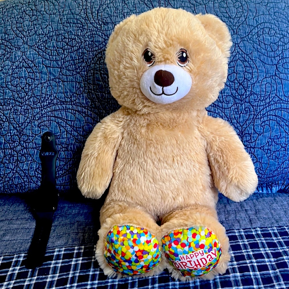 Happy birthday bear from build a bear